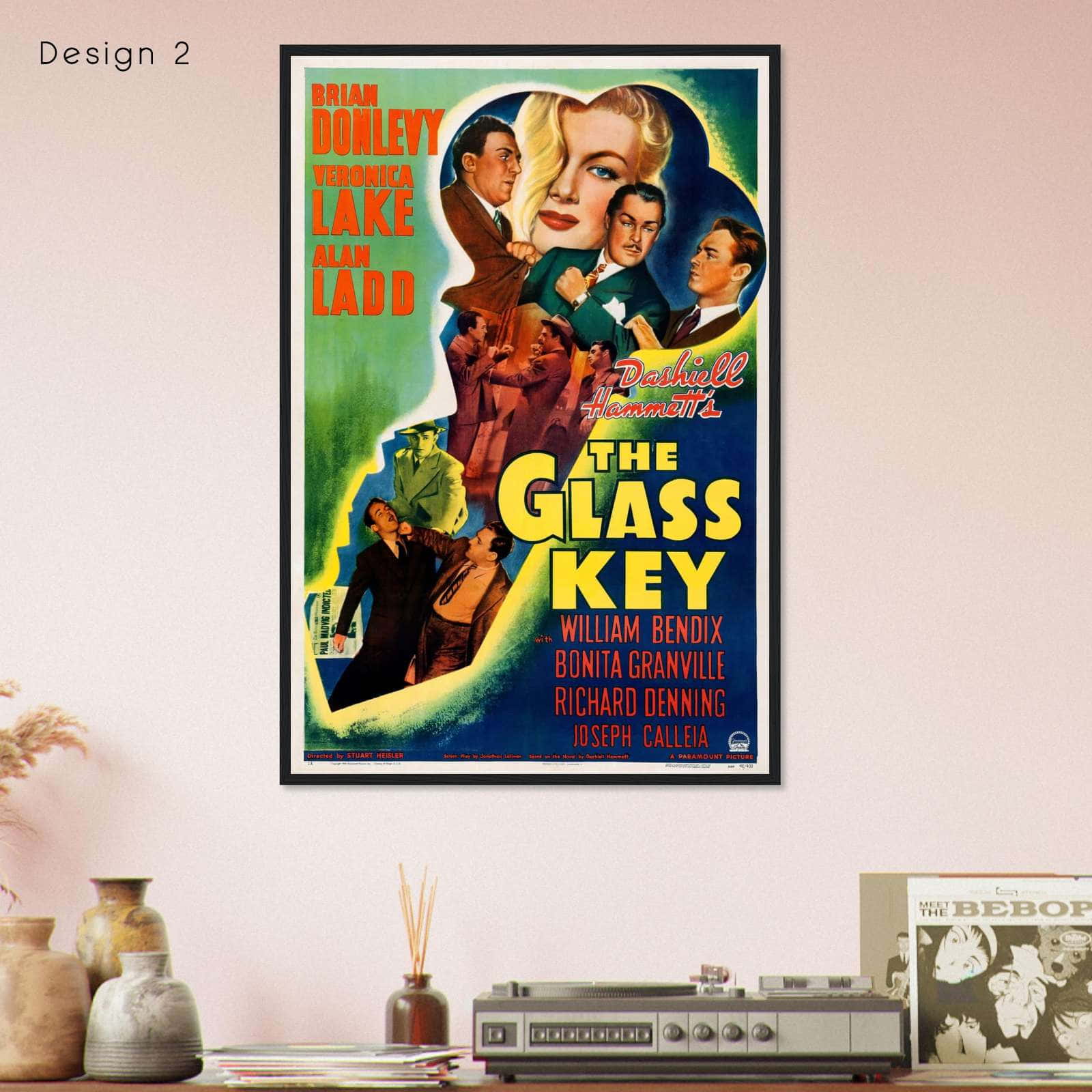 The Glass Key (1942) Movie Poster Print - Citiesbox