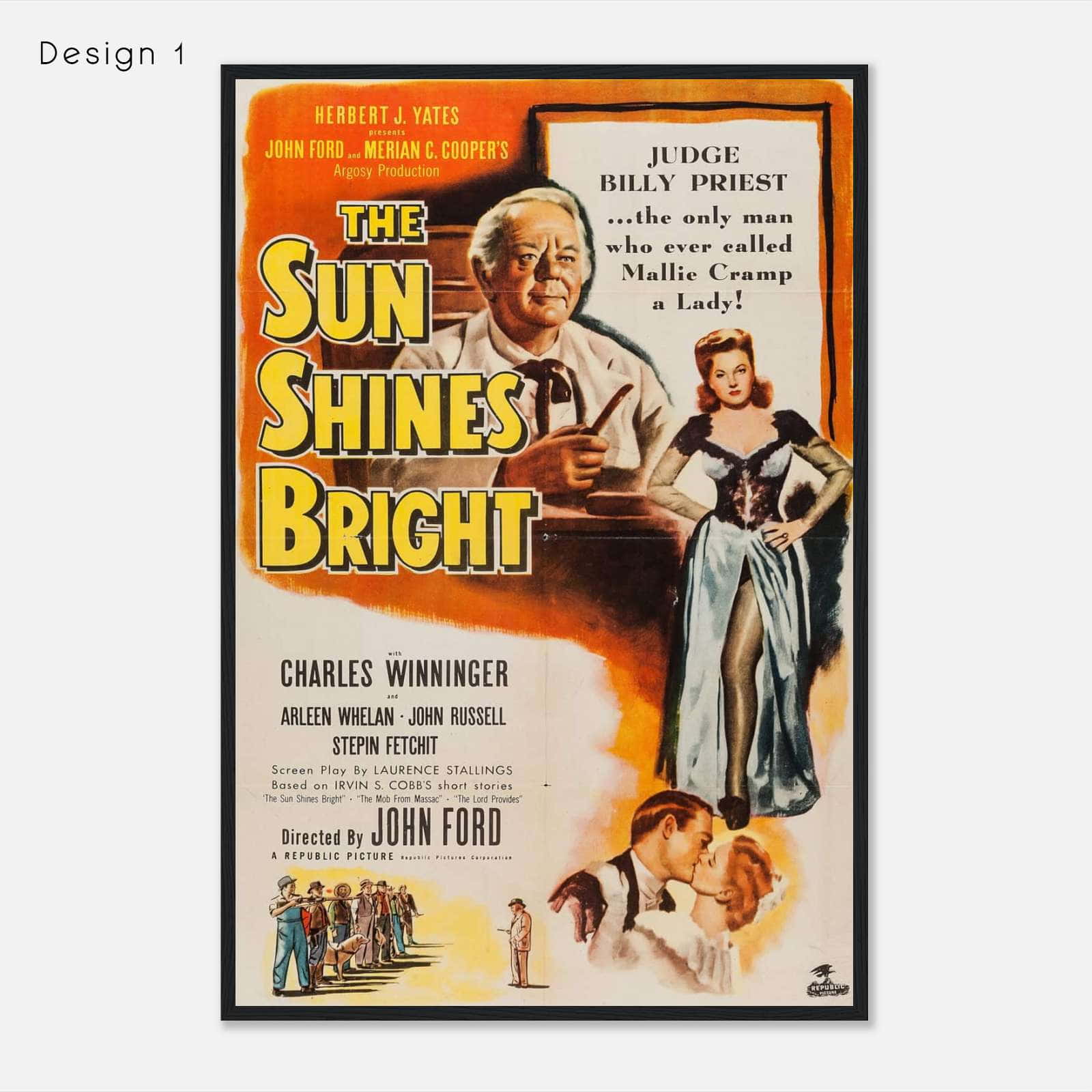 The Sun Shines Bright (1953) Movie Poster Print Citiesbox