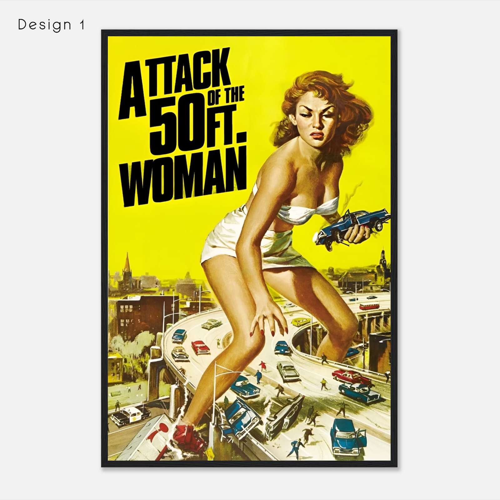 Attack of the 50 Foot Woman (1958) Movie Poster Print - Citiesbox