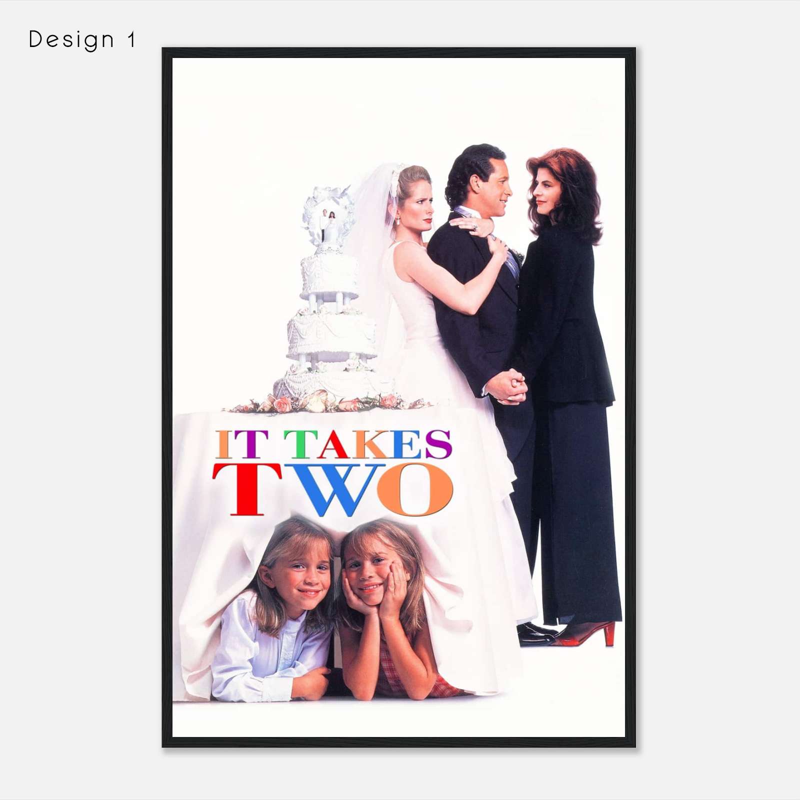 It Takes Two 1995 Movie Poster Print Citiesbox it-takes-two-1995-movie-poster-print-citiesbox