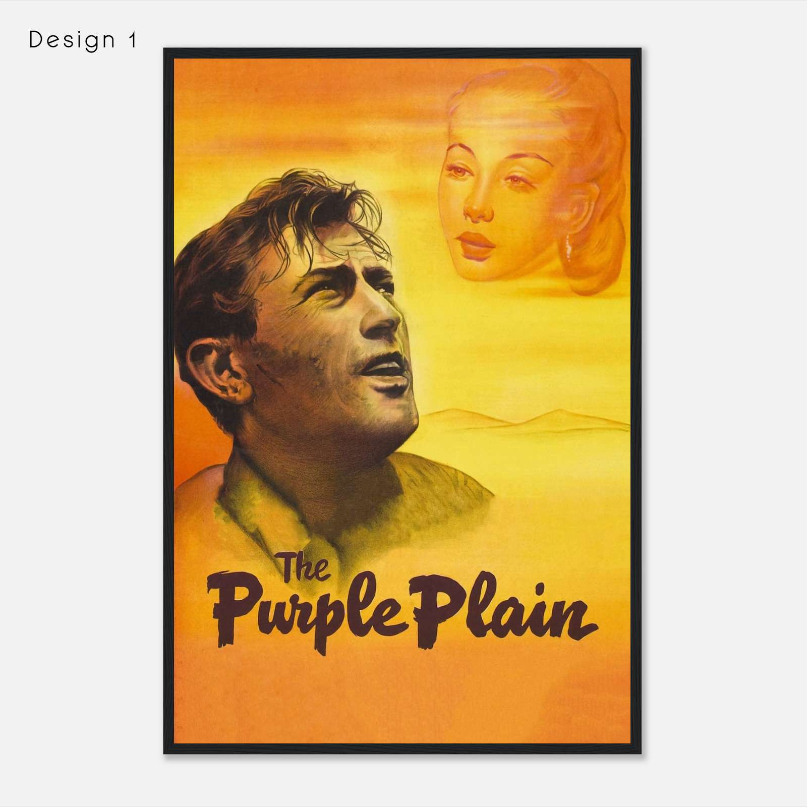 The Purple Plain (1954) Movie Poster Print Citiesbox