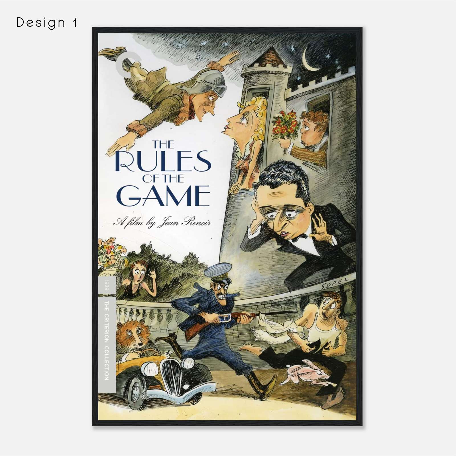 The rules of the game 1939 movie poster print citiesbox