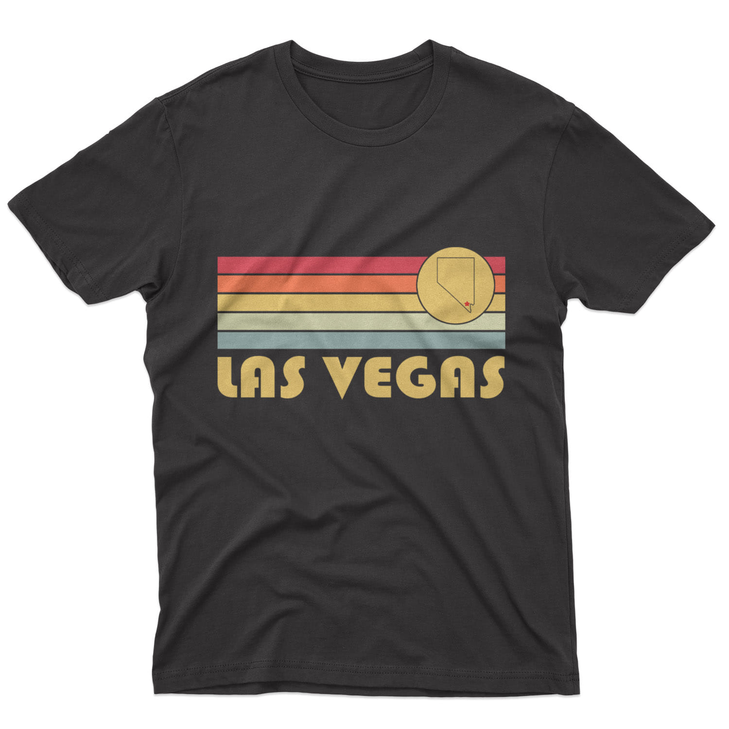 Las Vegas Nevada NV Vintage Sunset Shirt, Las Vegas Retro T Shirt