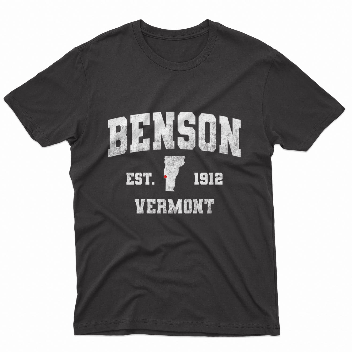 Benson Vermont VT Vintage Sports Design Shirt, Benson Classic