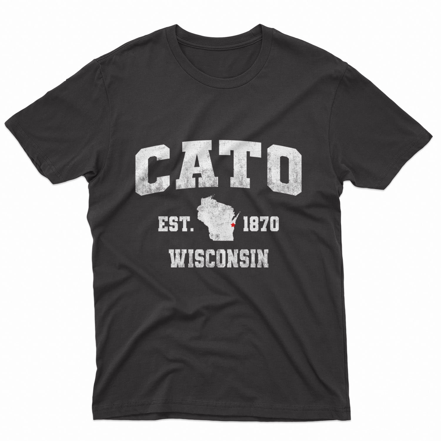 Cato Wisconsin WI Vintage Sports Design Shirt, Cato Classic Established ...