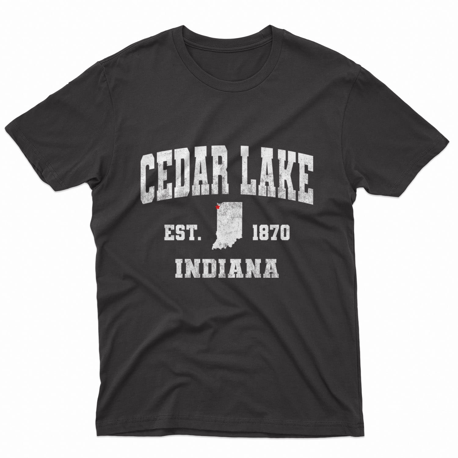 Cedar Lake Indiana IN Vintage Sports Design Shirt, Cedar Lake Classic Established Apparel