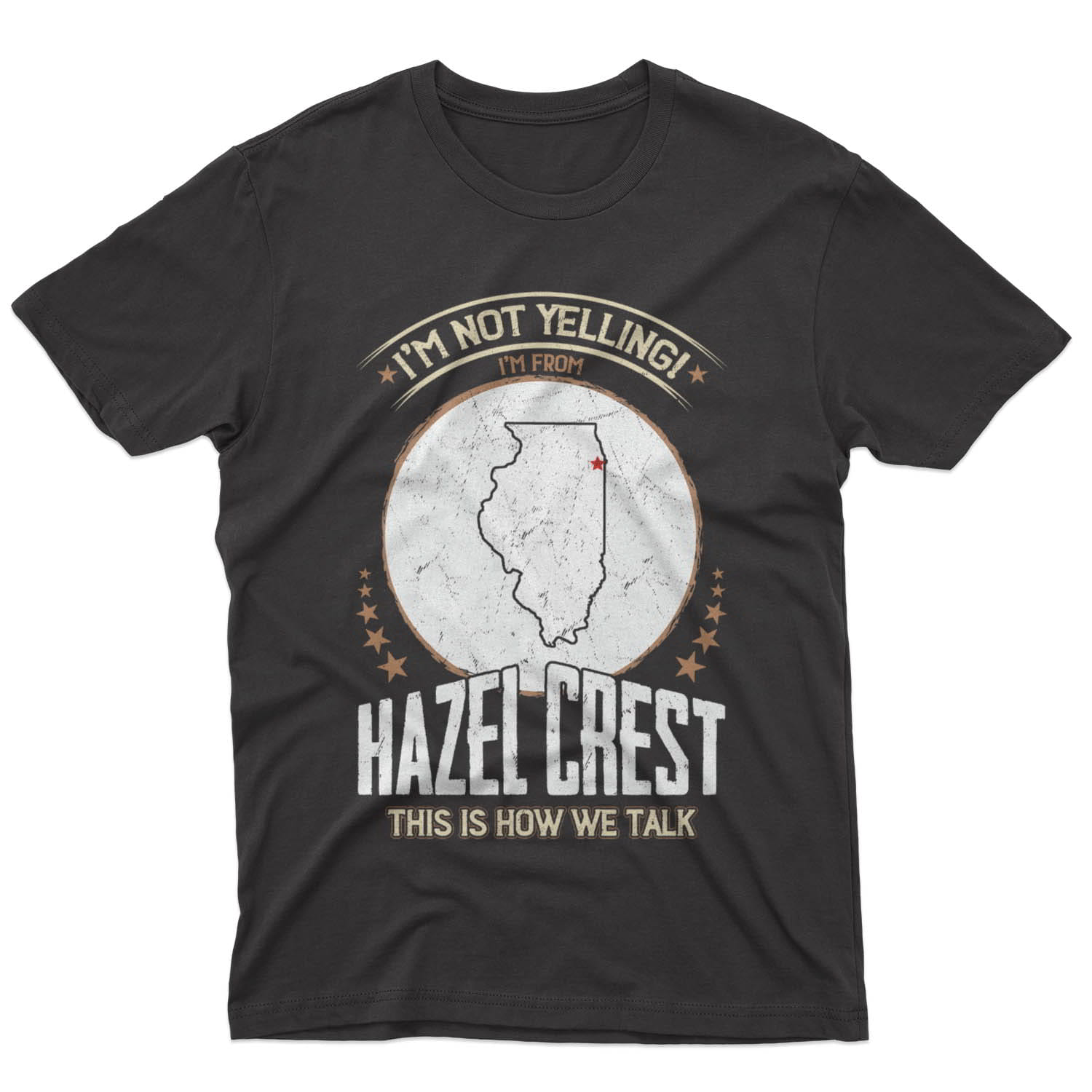 Davidson Tartan Crest T-shirt - I'm not yelling style main image 0
