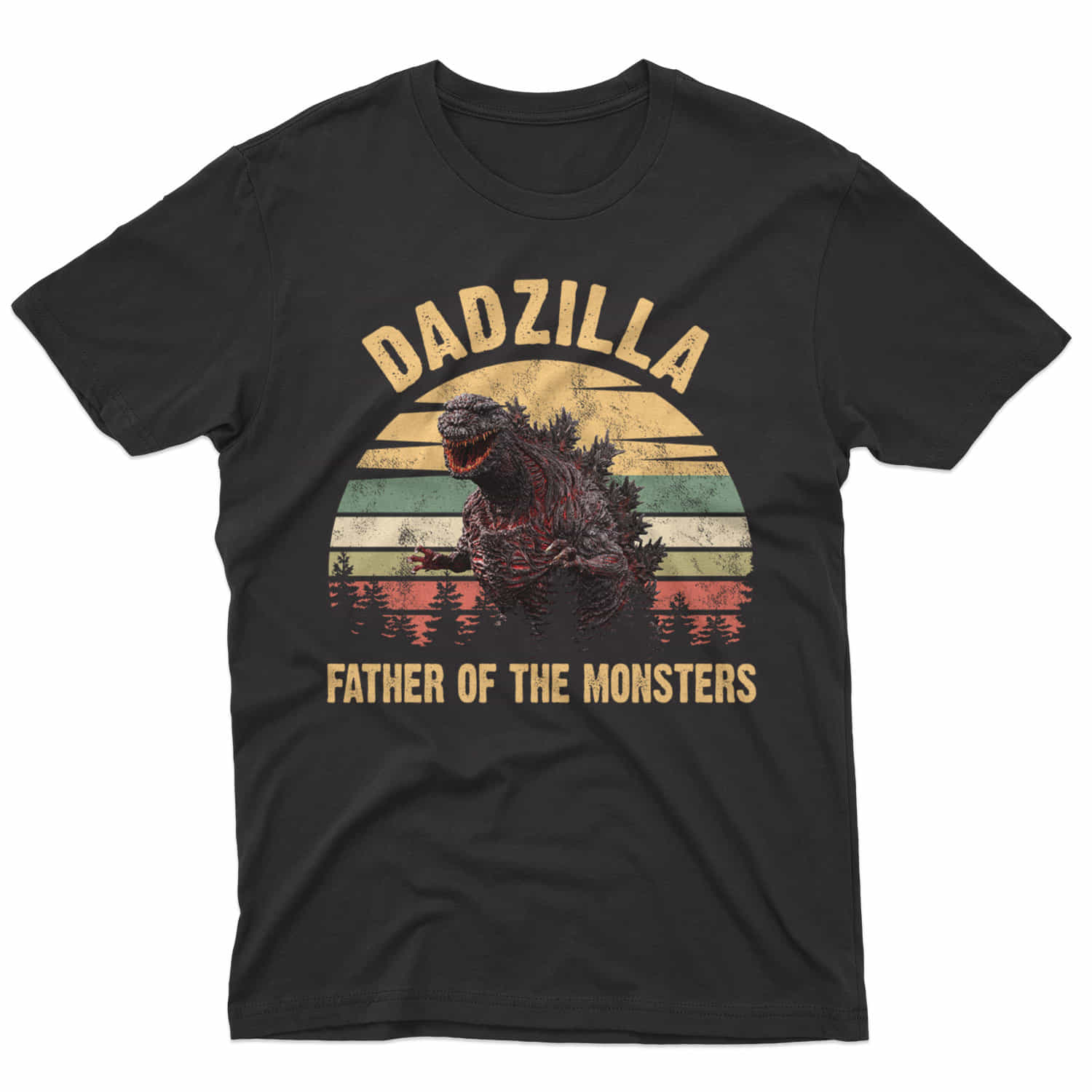Godzilla Movie Dadzilla Monster Horror Action T-Shirt, Funny T-Shirt ...
