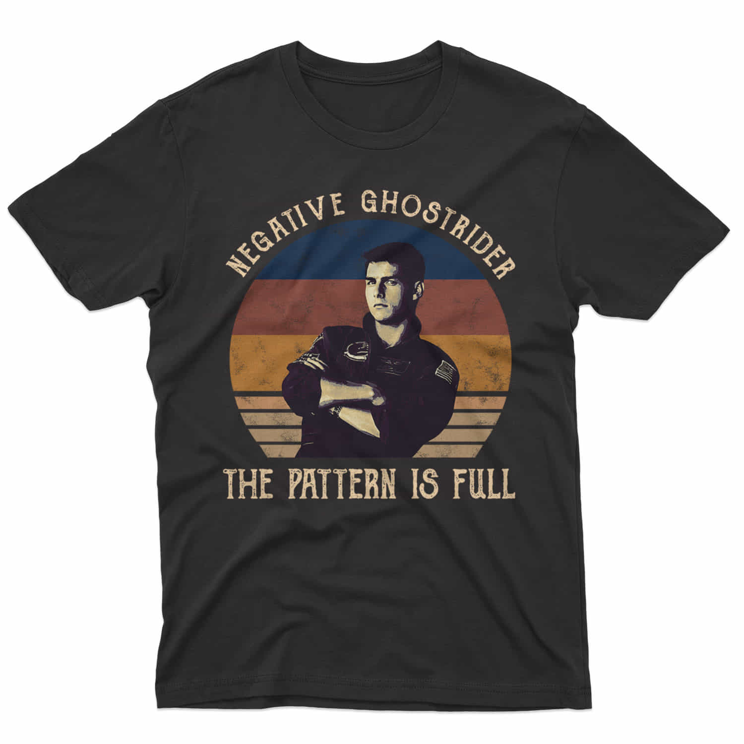 Negative Ghostrider The Pattern Is Full Vintage Movie Shirt D2 - Citiesbox