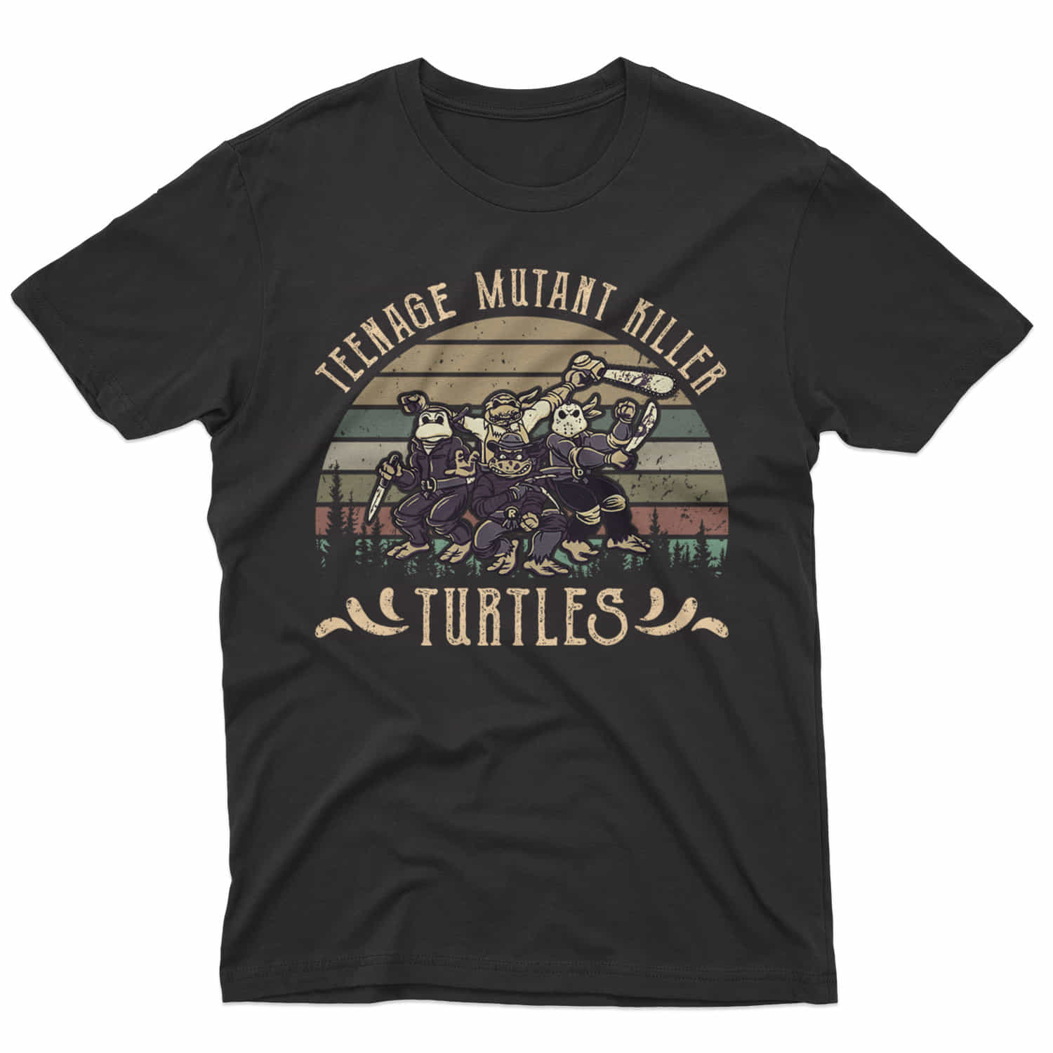 Teenage Mutant Killer Turtles Vintage Movie Shirt D3 - Citiesbox